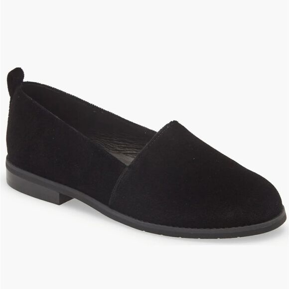 New EILEEN FISHER Demi Flat Velvety-soft fabric classic round-toe loafer 5.5 - Picture 1 of 5